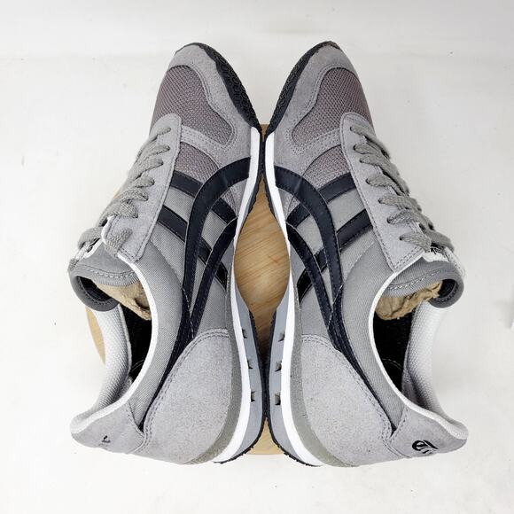 Onitsuka Tiger Shoes Womens 9 Ultimate 81 Grey Black Retro Sneaker - Picture 12 of 16
